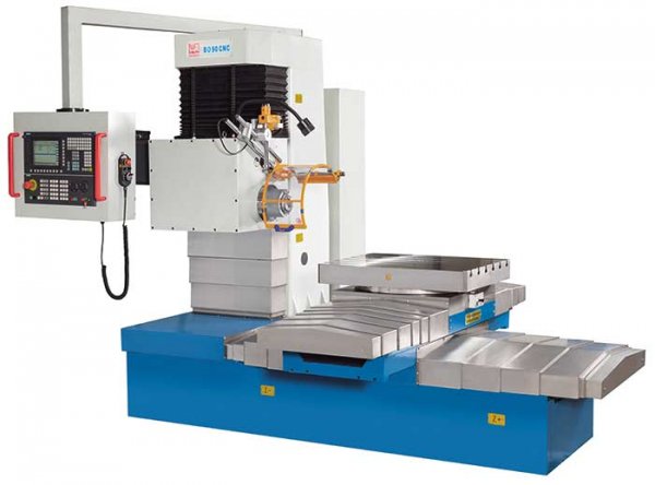 BO 90 CNC - For heavy machining with manual rotary table with 5° indexing positions