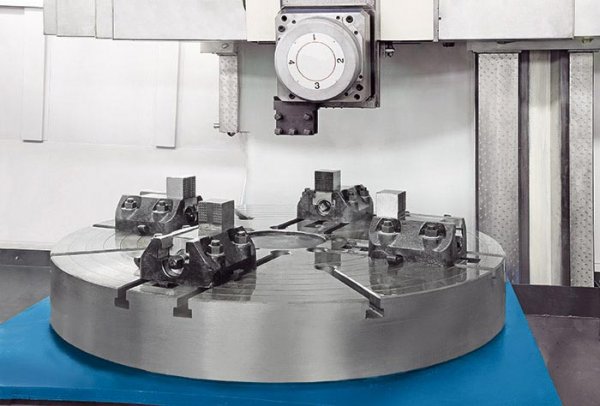 Face plate with 4-station tool changer