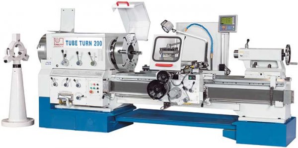 TubeTurn 225 - Oil field lathe with large spindle bore and dual chuck