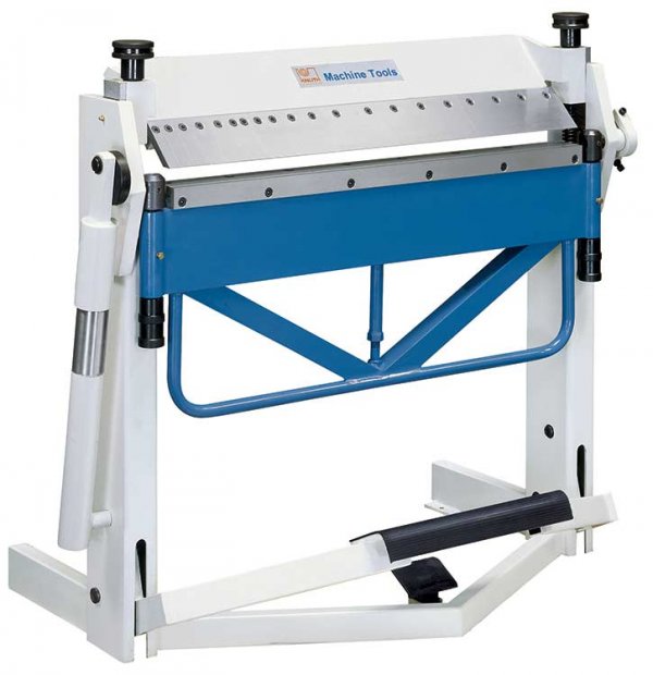 SBS 1270/2 - Heavy manual folding machine with segmented upper tool and manual crowning