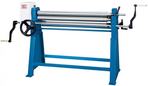 KR 12/1.5 - Manual driven rolls, with asymmetrical mounted rolls for lighter sheet processing