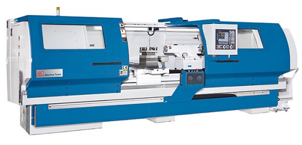 Forceturn 630.50 - Precision lathe with Fagor controller, servo tool changer, and electronic handwheels for conventional operation