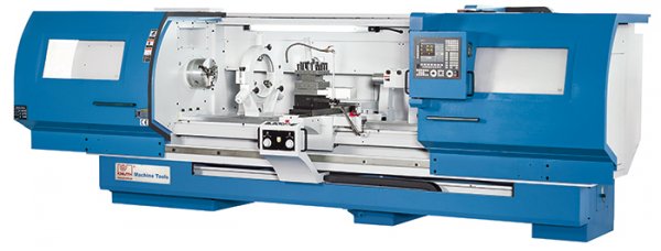 Forceturn 800.15 - Precision lathe with Fagor controller, servo tool changer, and electronic handwheels for conventional operation