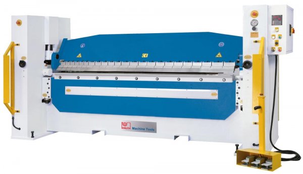 HBM 3165 - With angle adjustment controller, manual back gauge and segmented upper die