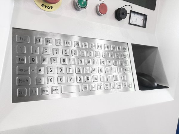 Stainless steel waterproof keyboard