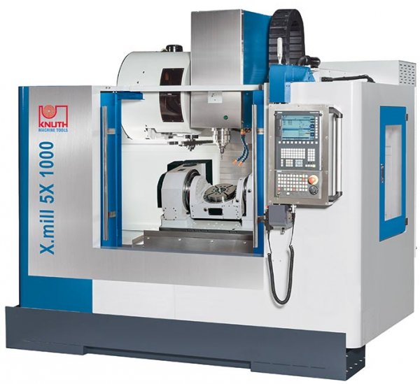 X.mill 5X 1000 HDH CNC Machining Center - High versatility machining center with 3+2 axis milling solutions